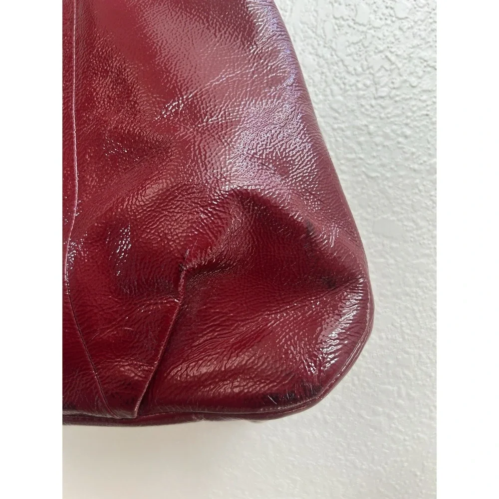 Coach H1276-F19711 SoHo Burgundy Patent Leather Large Carryall